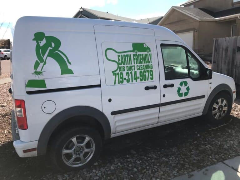 air duct cleaning van