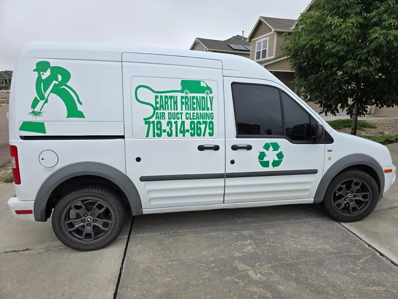 Earth friendly air duct cleaning